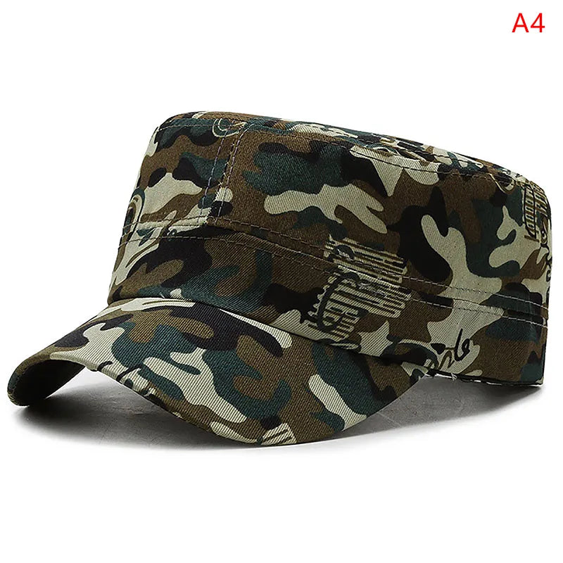 Gorra de camuflaje militar con estampados tácticos para airsoft, combinación perfecta de moda y funcionalidad para el entusiasta del equipamiento