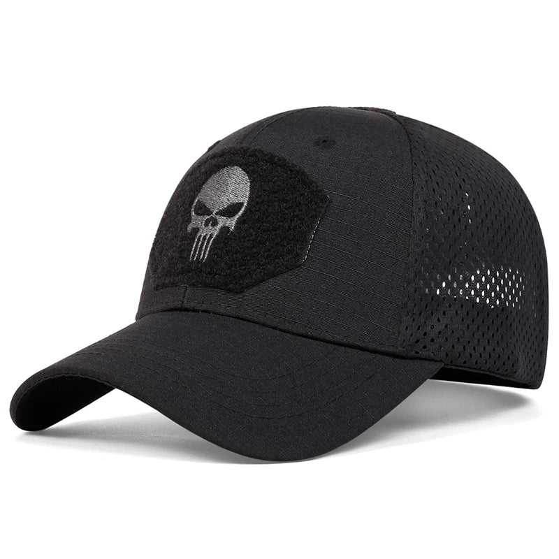 Gorra Militar Estilo Punisher