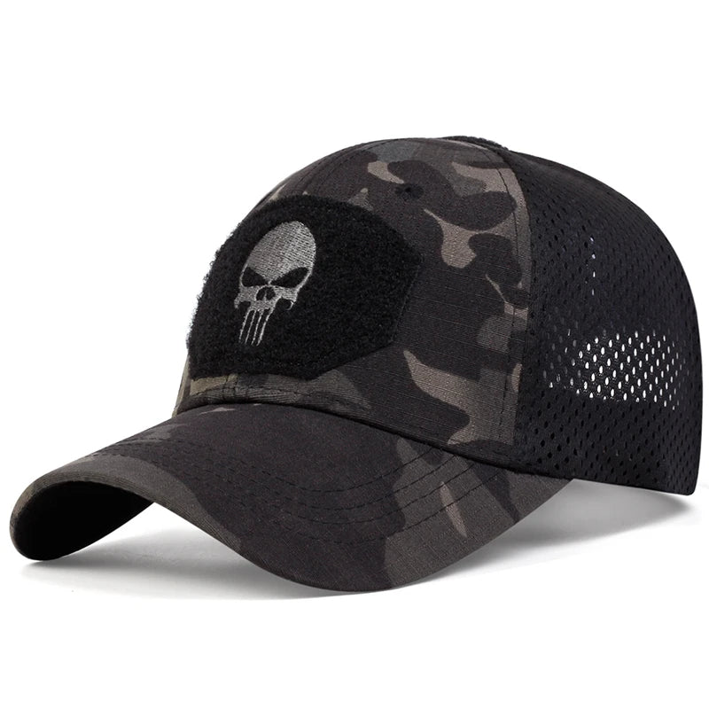 Gorra Militar Estilo Punisher