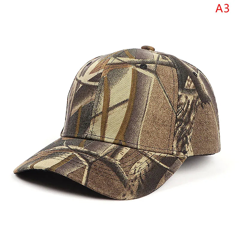 Gorra táctica de camuflaje otoñal para equipamiento militar en airsoft, perfecta para camuflarse en entornos de bosque durante el otoño