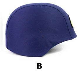 Funda de casco de airsoft en azul marino B, proporciona una apariencia táctica sutil y es ideal para escenarios de juego donde se necesita una identificación de equipo discreta.