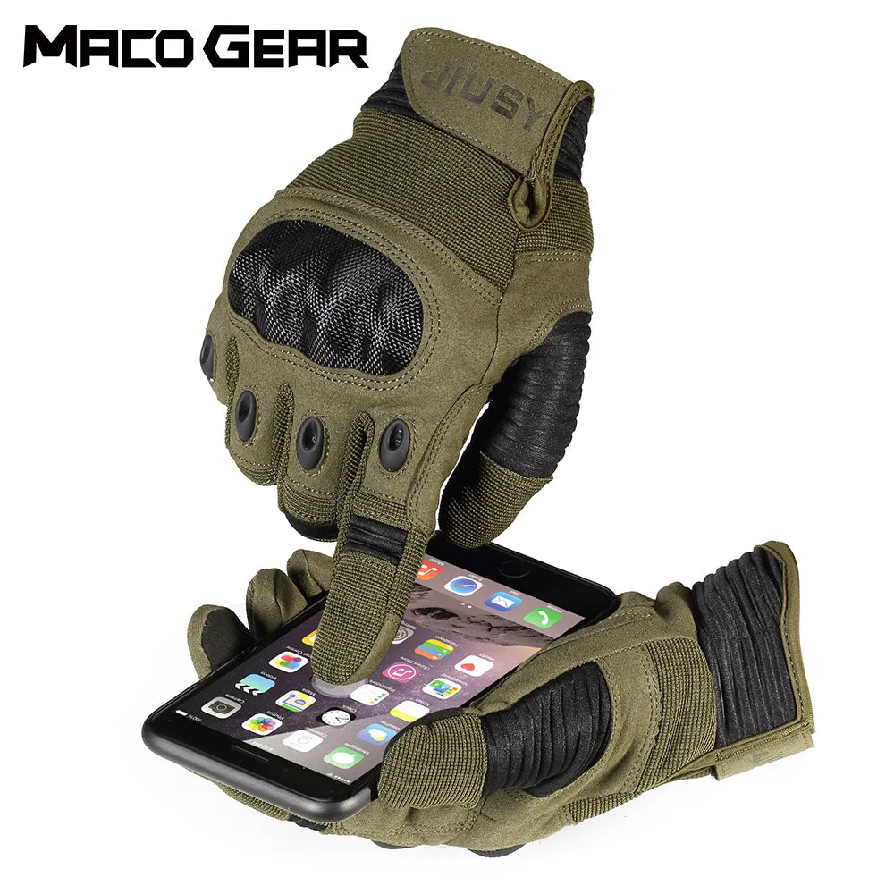 Perfectos para el entusiasta de airsoft que necesita mantenerse conectado, estos guantes permiten el uso de dispositivos táctiles sin sacrificar la protección y el agarre.