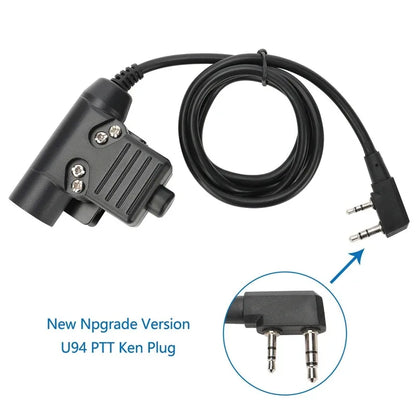 Adaptador de Cable PTT con conector para auriculares