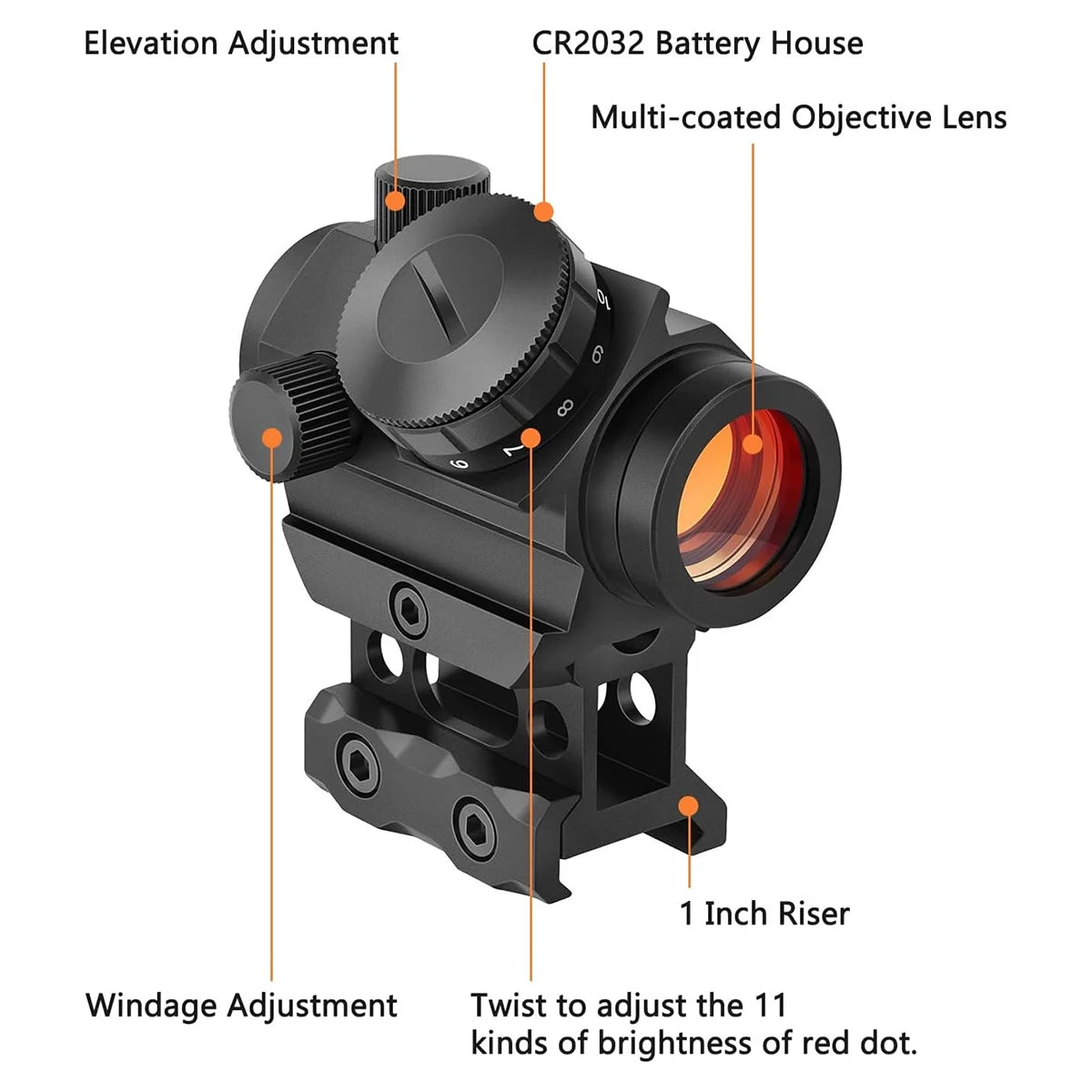Red Dot Sight 2MOA